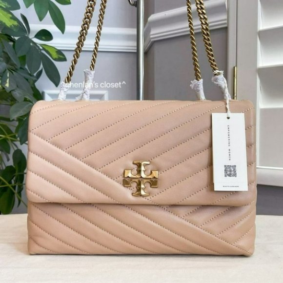 Tory Burch, Bags, New 598 Tory Burch Large Kira Chevron Convertible  Shoulder Bag